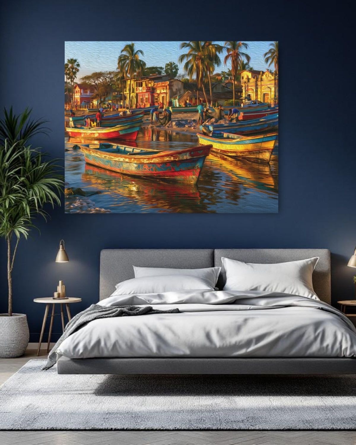 Puerto Escondido Fishing Village Shore — Puerto Escondido, Mexico, study 1