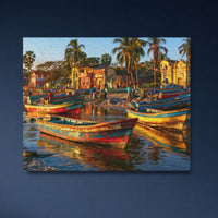 Puerto Escondido Fishing Village Shore — study 4 thumbnail