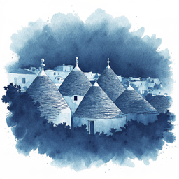 Puglia canvas wall art