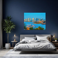 Marina and City Skyline — study 2 thumbnail