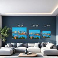 Marina and City Skyline — study 3 thumbnail