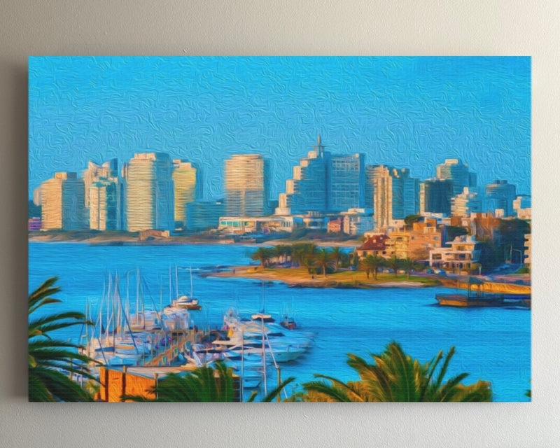 Marina and City Skyline — Punta del Este, Uruguay
