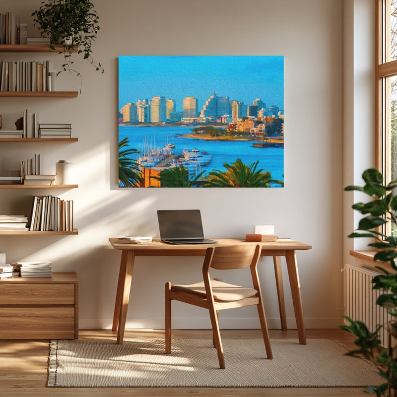 Marina and City Skyline — Punta del Este, Uruguay, view 4