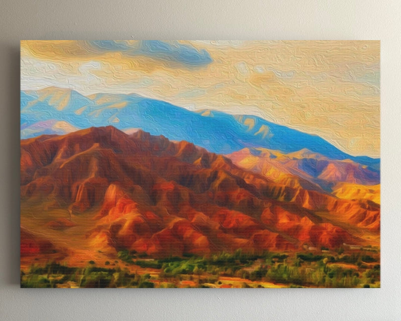 Ancient Andean Valley Landscape — Quebrada de Humahuaca, Argentina