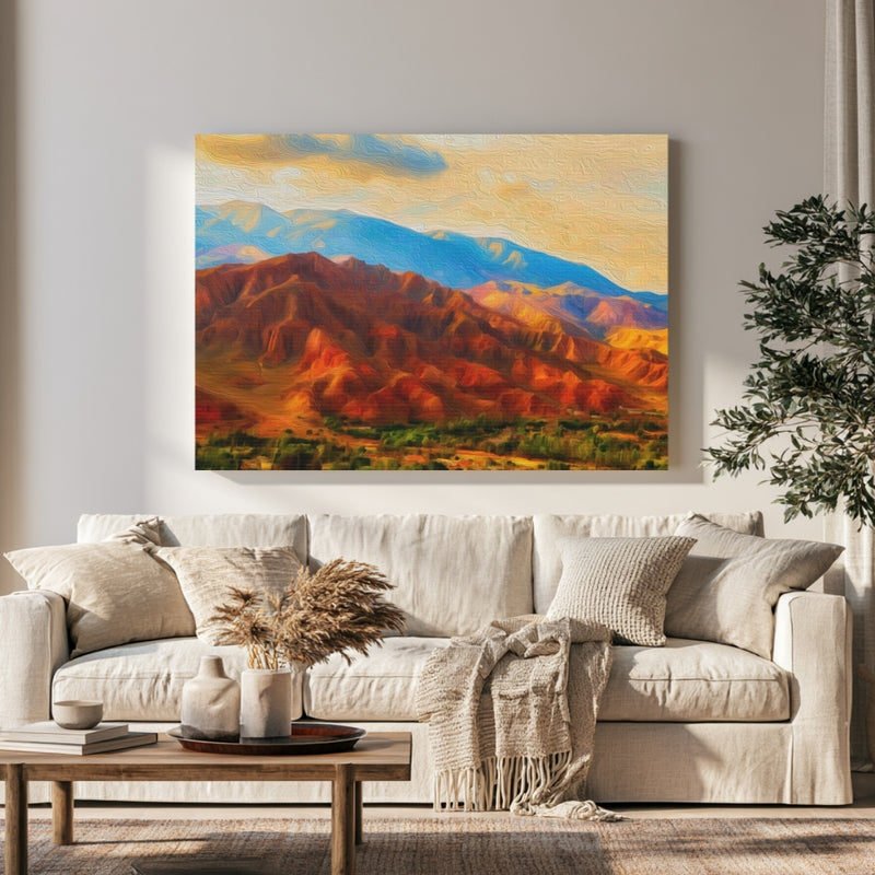 Ancient Andean Valley Landscape — Quebrada de Humahuaca, Argentina, view 1
