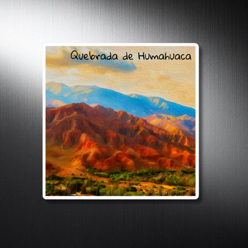 Quebrada de Humahuaca, Argentina | Ancient Andean Valley Landscape | Original Series Decorative Magnet