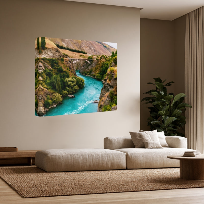 Kawarau River Canyon Bridge — Queenstown, New Zealand, view 3