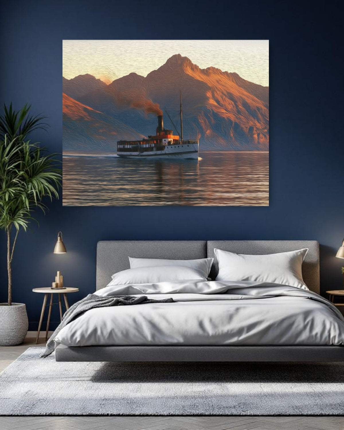 TSS Earnslaw Steamship Lake Wakatipu — Queenstown, New Zealand, study 1
