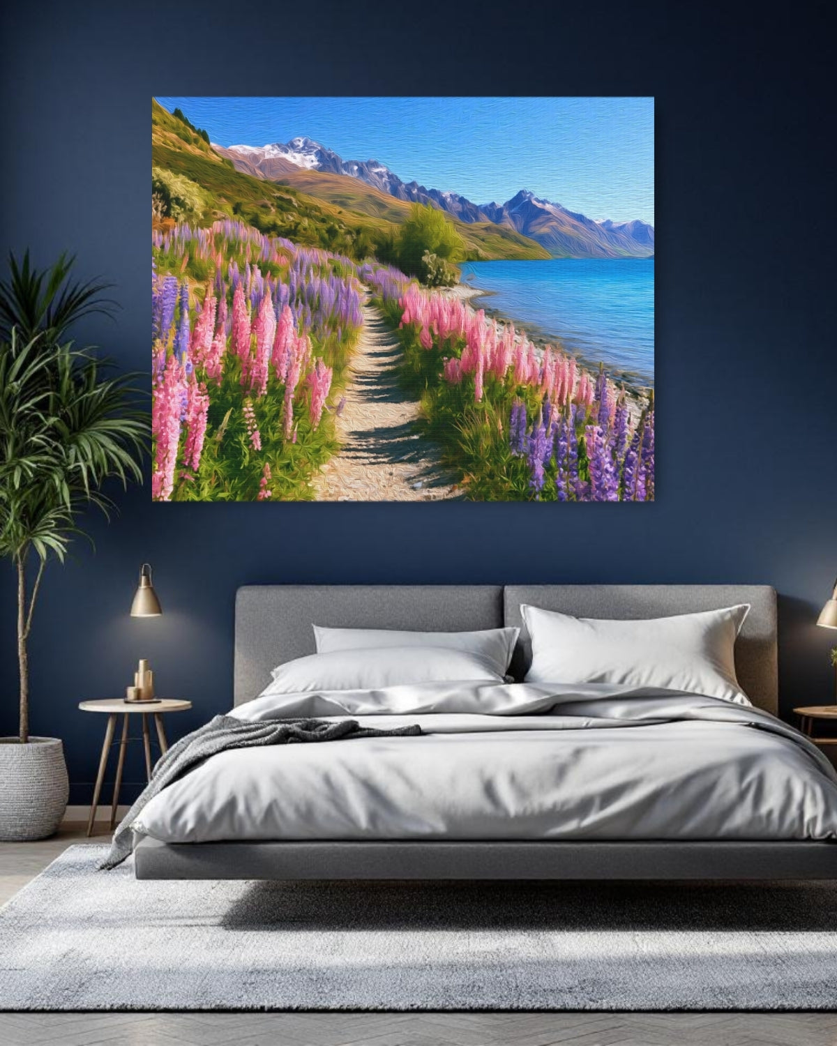 Lake Wakatipu Lupin Trail — Queenstown, New Zealand, study 1