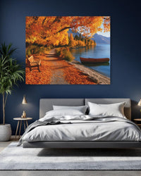Lake Wakatipu Autumn Shoreline — study 1 thumbnail