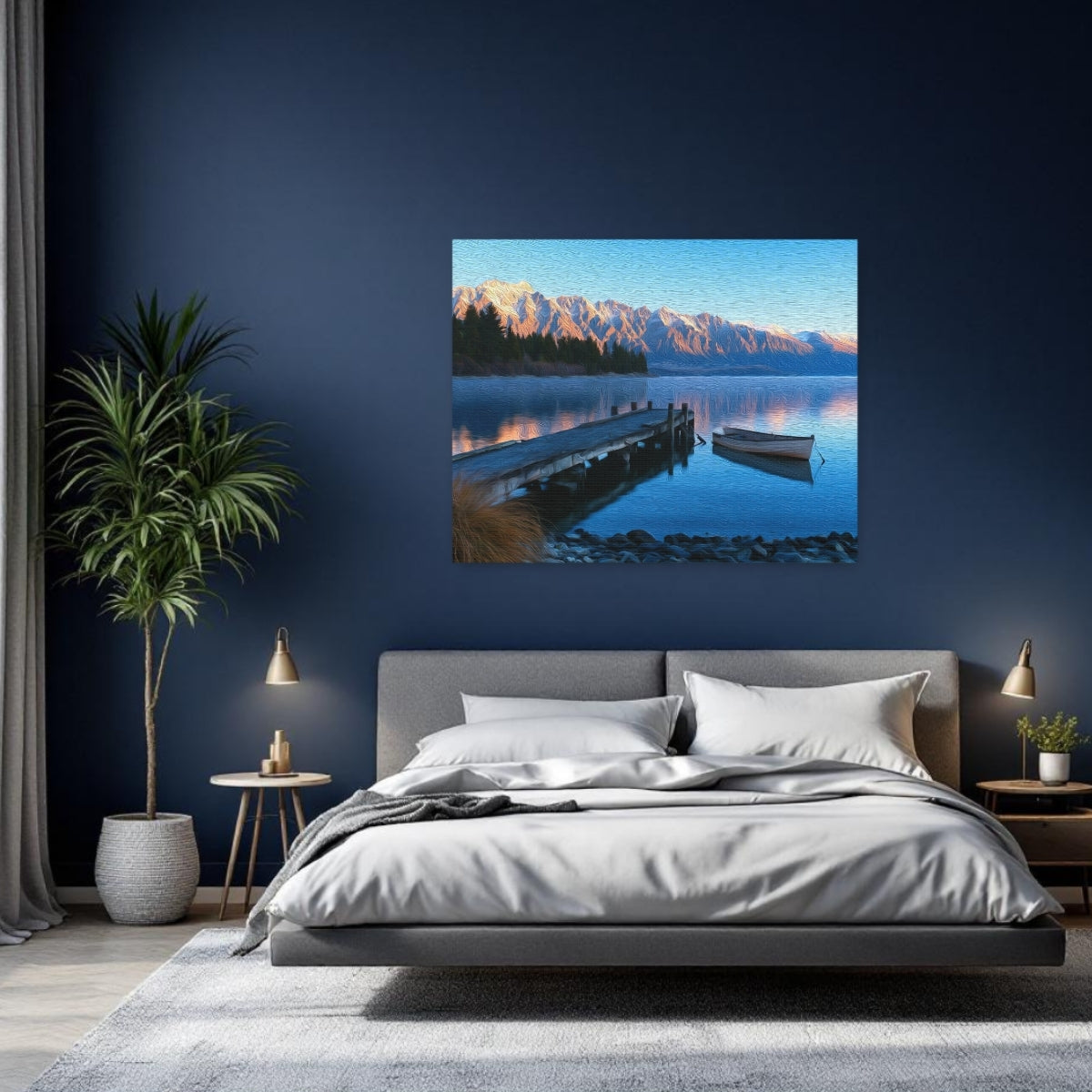 Lake Wakatipu Queenstown Wharf — Queenstown, New Zealand, study 2