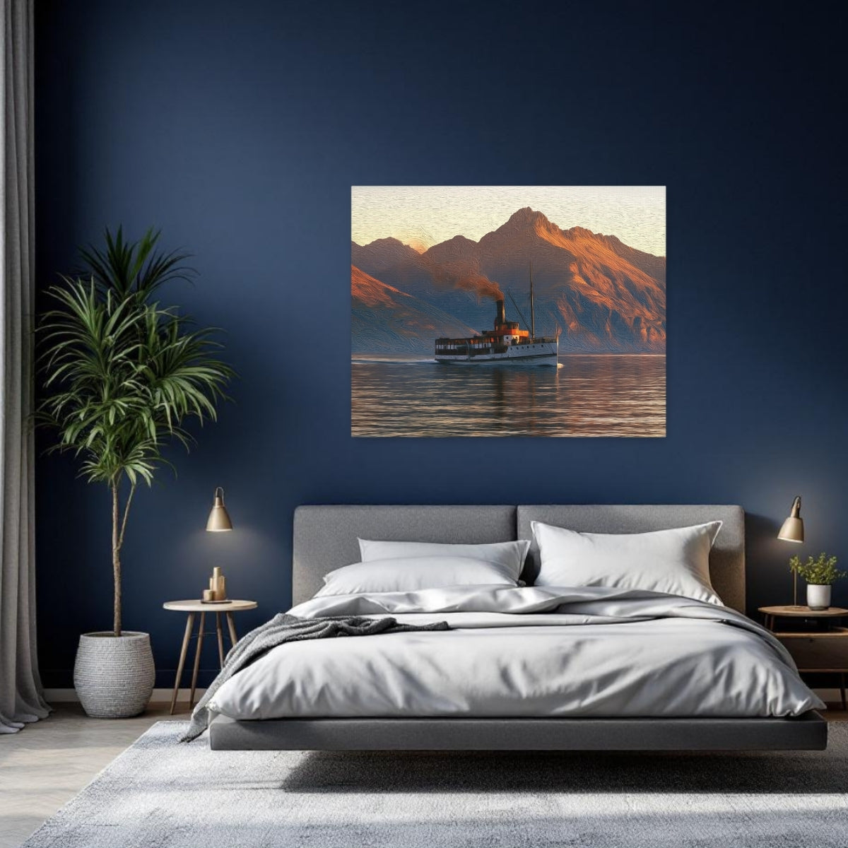 TSS Earnslaw Steamship Lake Wakatipu — Queenstown, New Zealand, study 2
