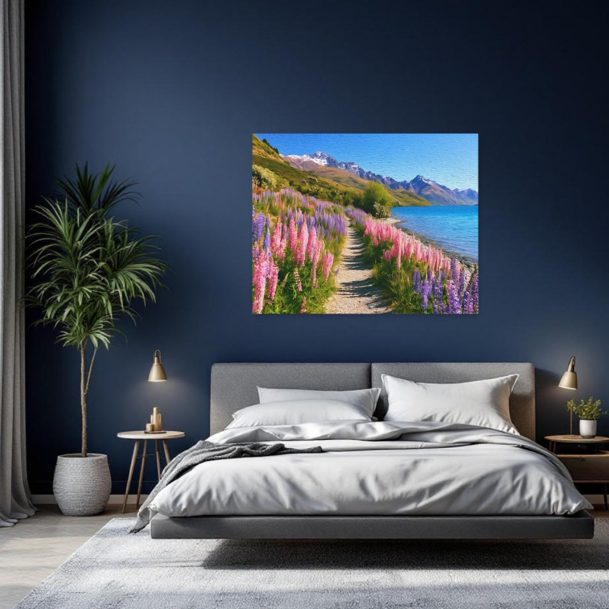 Lake Wakatipu Lupin Trail — Queenstown, New Zealand, study 2
