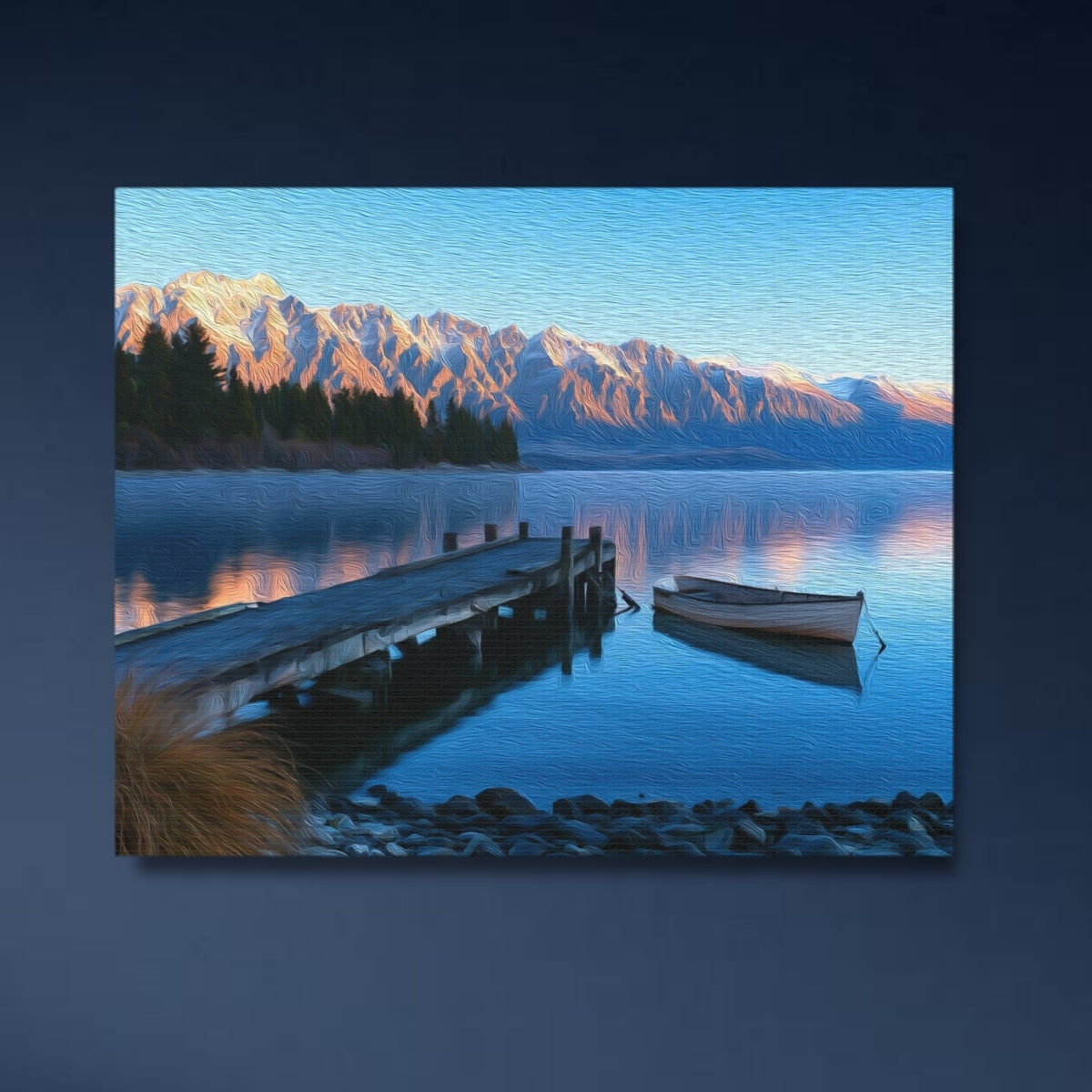 Lake Wakatipu Queenstown Wharf — Queenstown, New Zealand, close-up detail