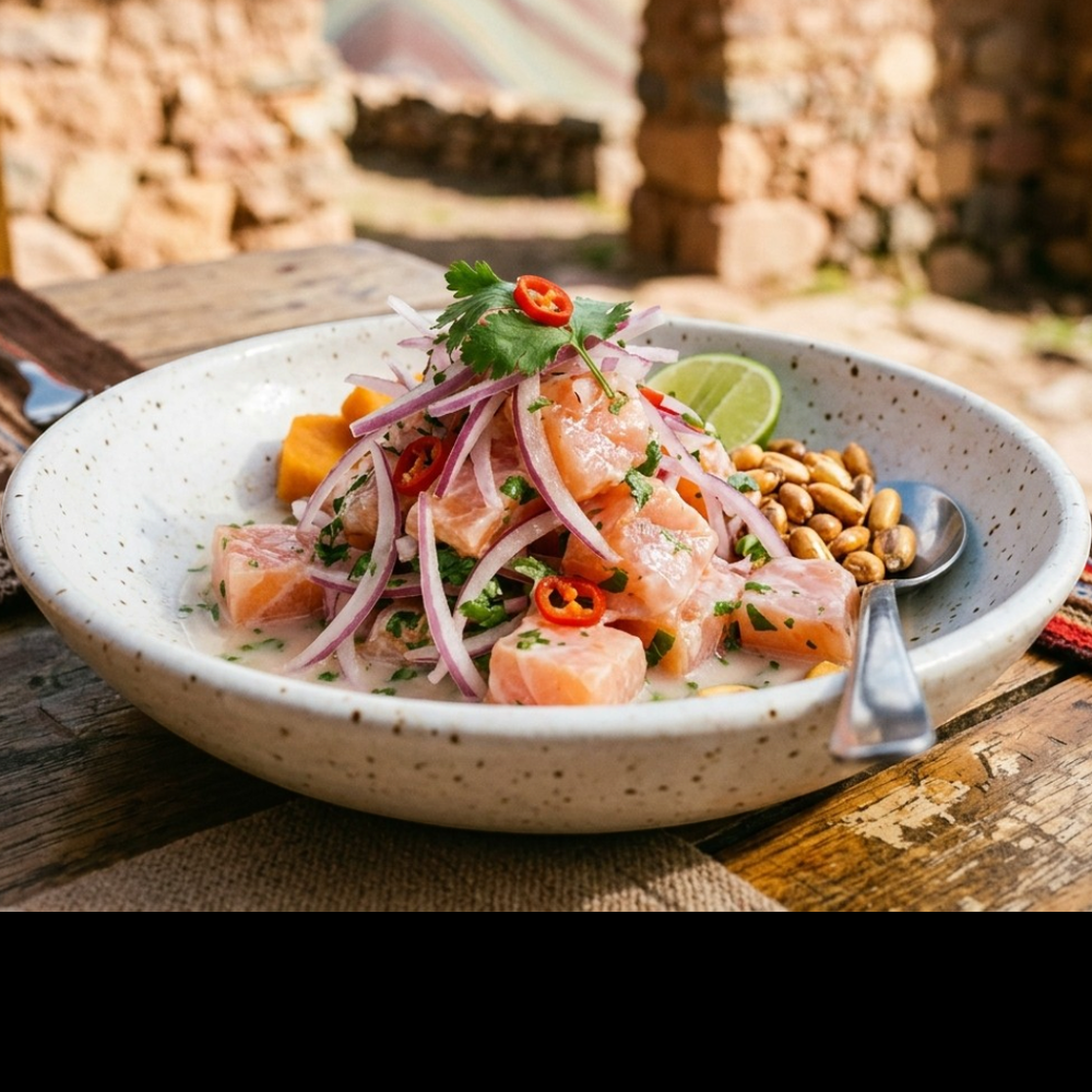 Local cuisine study in Rainbow Mountain, Peru