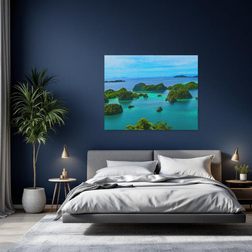 Raja Ampat, Indonesia | Tropical Island Archipelago | Original Series Gallery Canvas detail