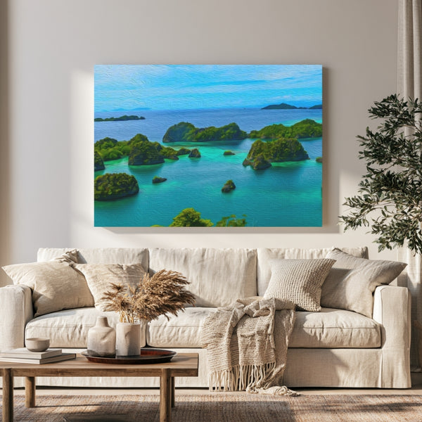 Raja Ampat, Indonesia | Tropical Island Archipelago | Original Series Gallery Canvas