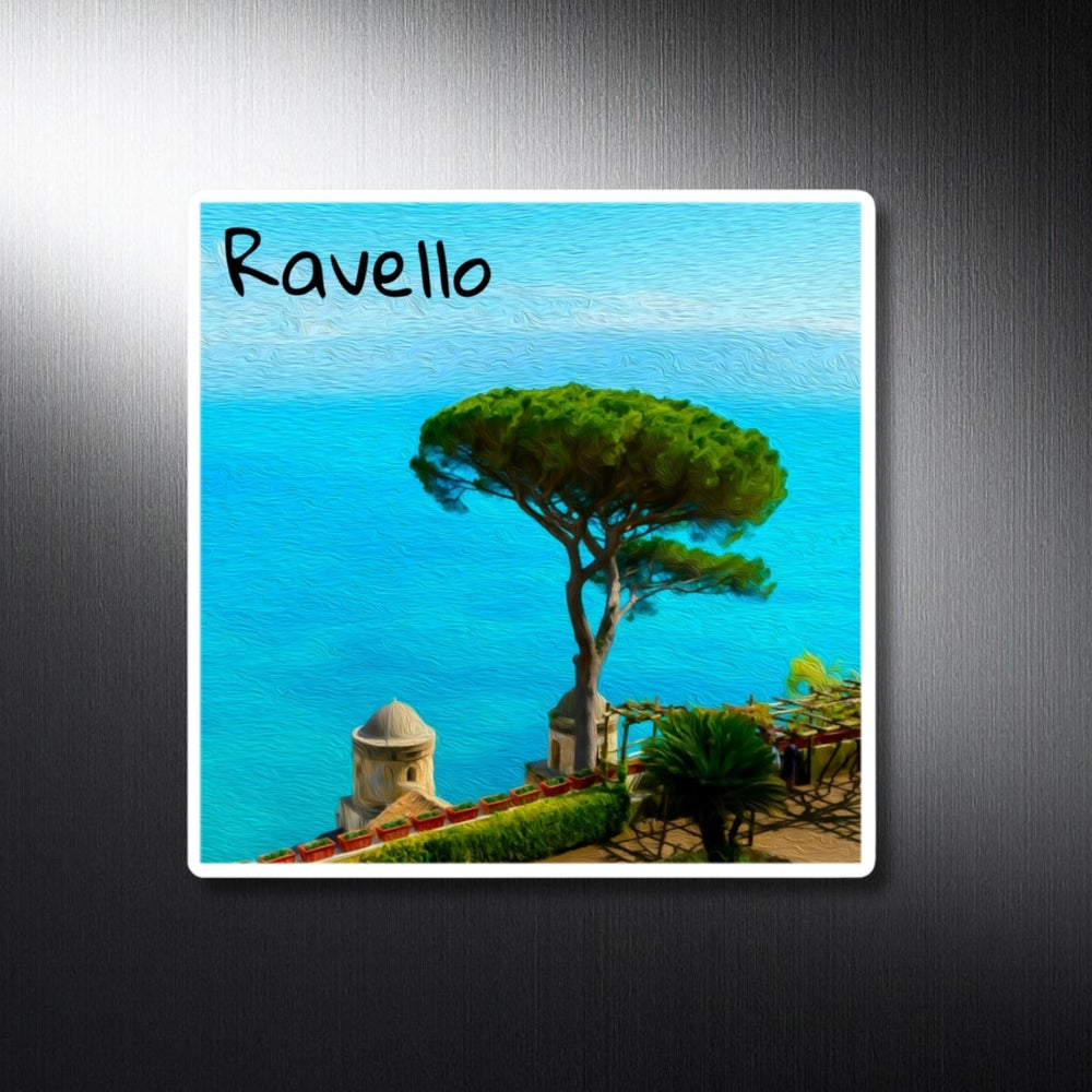Ravello, Italy | Amalfi Coast Cliffside Terrace | Original Series Decorative Magnet