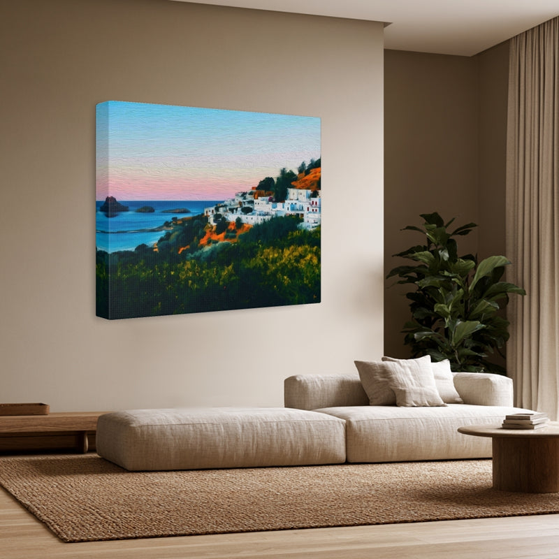 Lindos Village Coastal Sunset — Rhodes, Greece, view 3