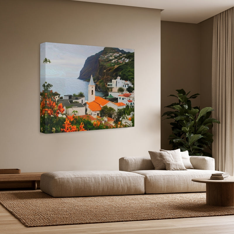 Coastal Village Church View — Madeira, Portugal, view 3