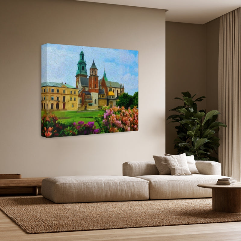 Wawel Cathedral Spring Gardens — Krakow, Poland, view 3