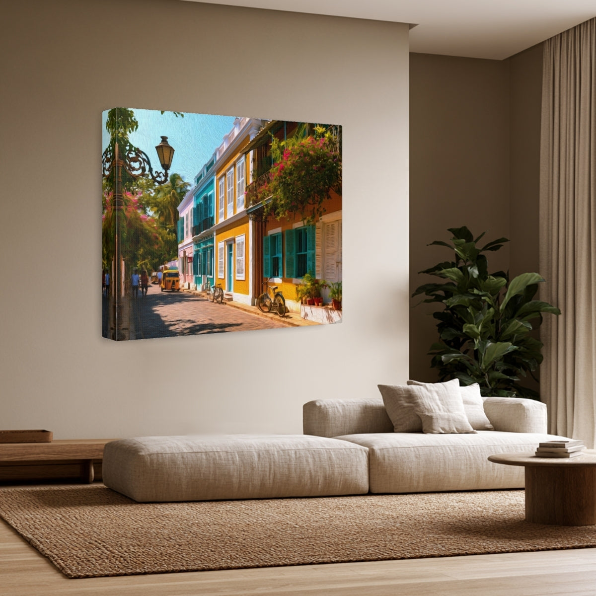 Rue Dumas French Quarter Street — Pondicherry, India, view 2