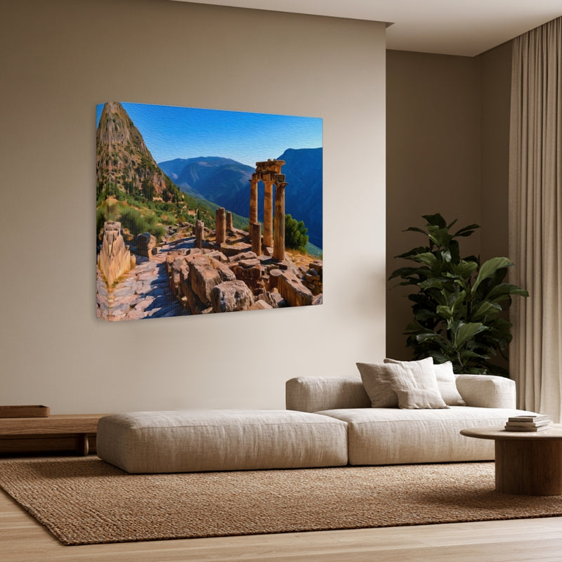 Tholos Of The Sanctuary Of Athena Pronaia — Delphi, Greece, view 3