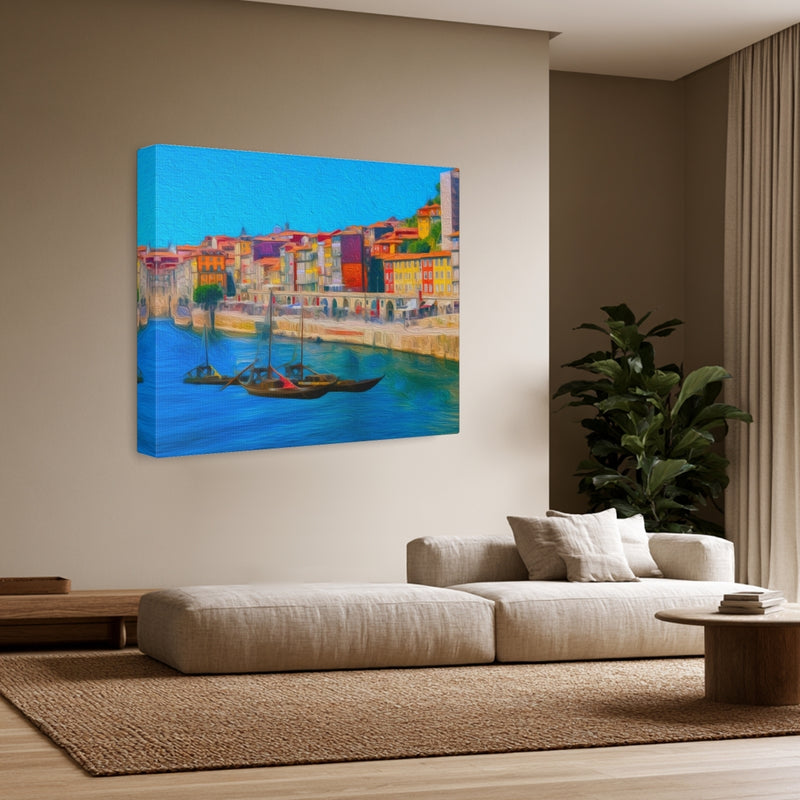 Ribeira Waterfront & Rabelo Boats — Porto, Portugal, view 3