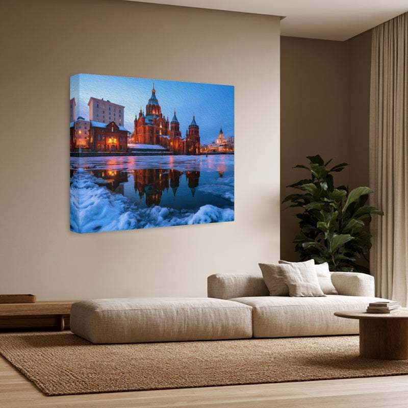 Uspenski Cathedral Winter Reflection — Helsinki, Finland, view 3