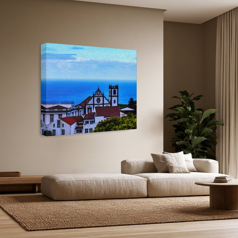 Azores Coastal Church Village — Azores, Portugal, view 3