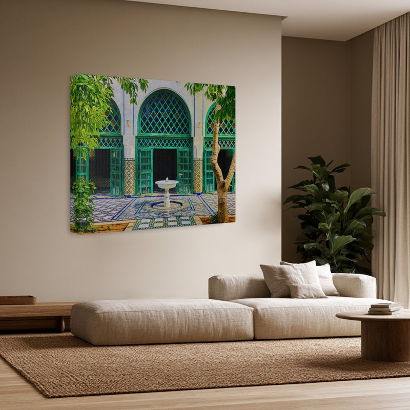 Dar Si Said Museum Courtyard — Marrakech, Morocco, view 3