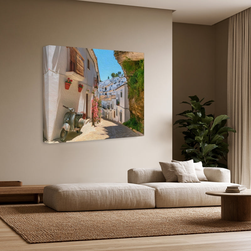 Calle Cuevas de la Sombra Vespa Alley — Setenil de las Bodegas, Spain, view 3