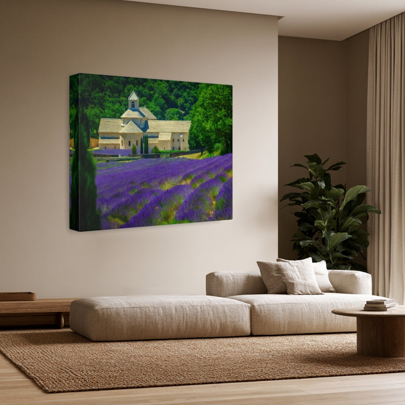 Sénanque Abbey Lavender Fields — Provence, France, view 3