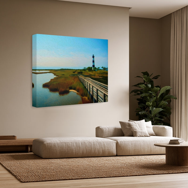 Bodie Island Lighthouse Marsh — Outer Banks, North Carolina, view 3