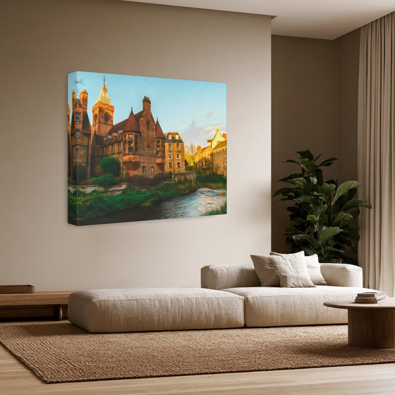 Dean Village On The Water Of Leith — Edinburgh, Scotland, view 3