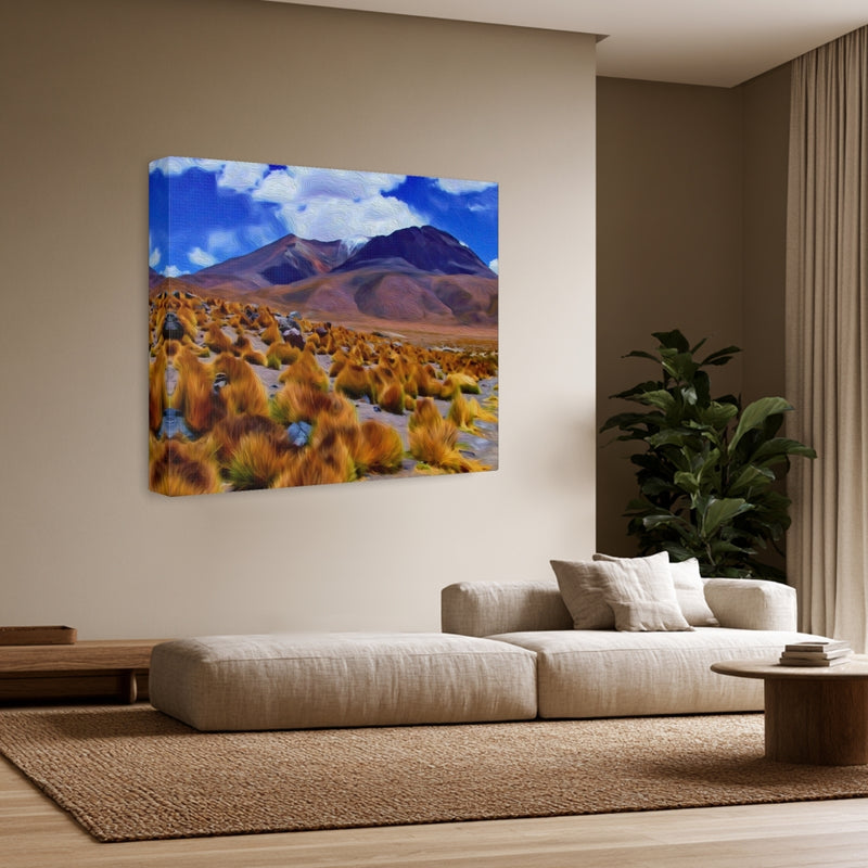 Andean Highland Desert Landscape — Potosi, Bolivia, view 3
