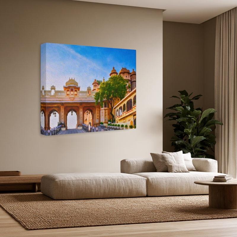 City Palace Grand Entrance — Udaipur, India, view 3
