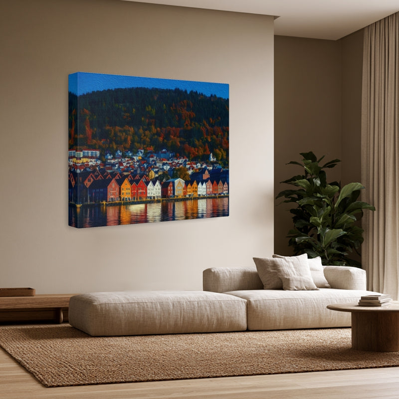 Bryggen Harbour Waterfront — Bergen, Norway, view 3