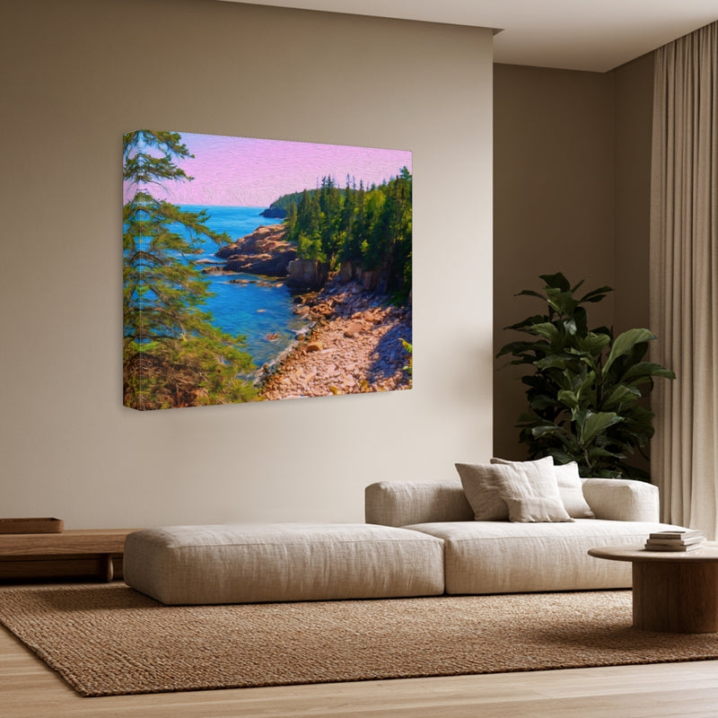 Rocky Coastal Cove Trail — Acadia National Park, Maine, view 3