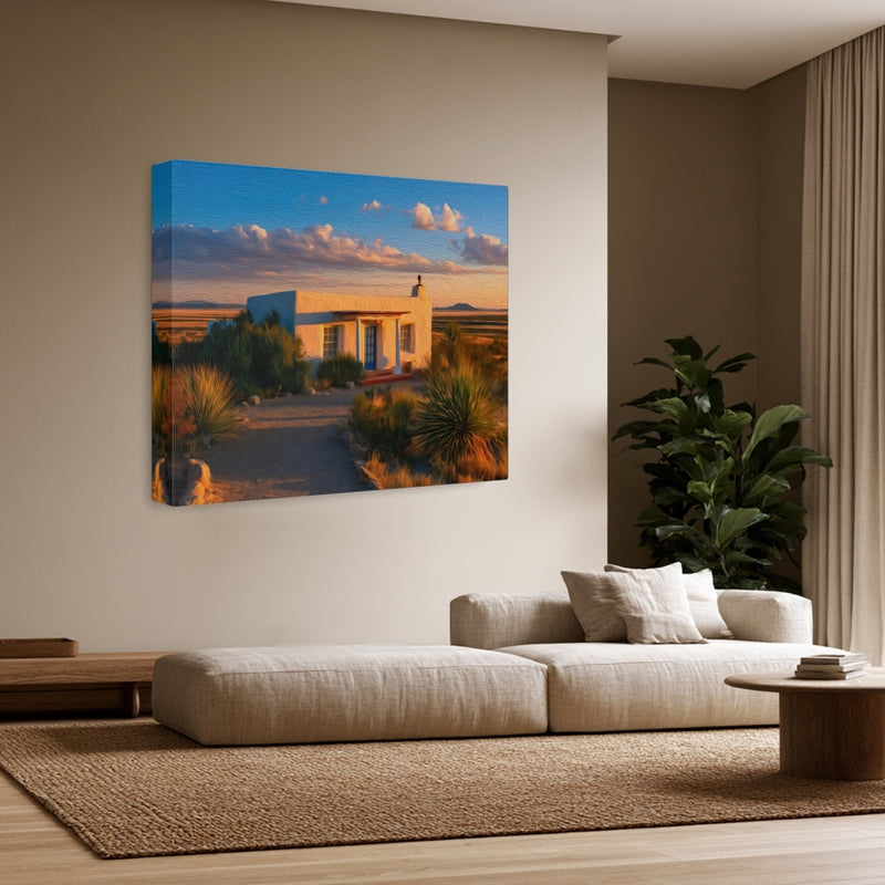Desert Adobe Sunset — Marfa, Texas, view 3