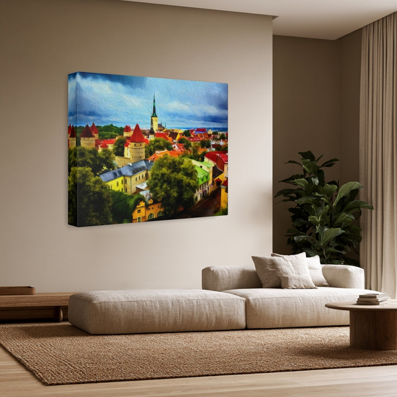 Old Town Red Roofs — Tallinn, Estonia, view 3