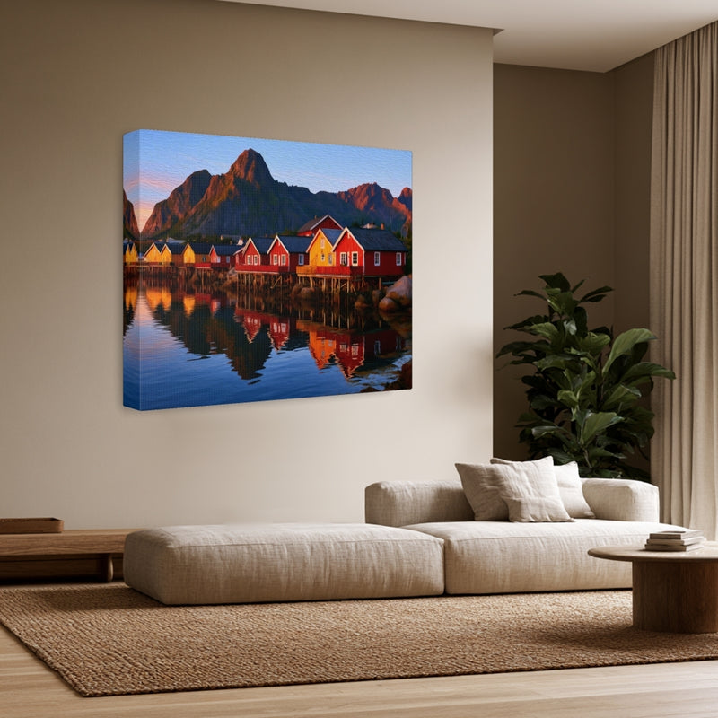Waterfront Rorbu Fishing Village — Svolvaer, Norway, view 3