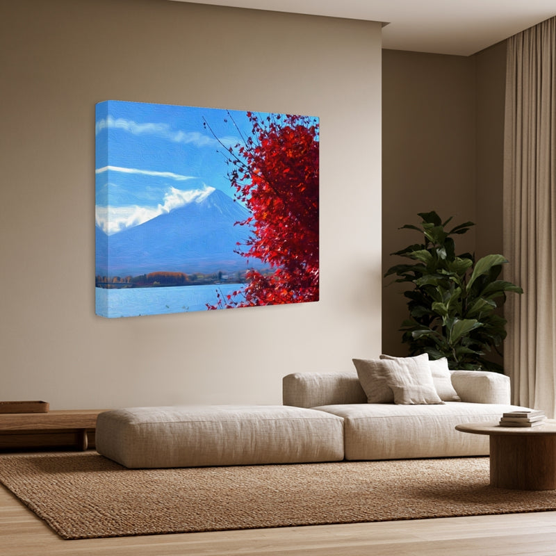 Mount Fuji Autumn Foliage At Lake Kawaguchiko — Mount Fuji, Japan, view 3