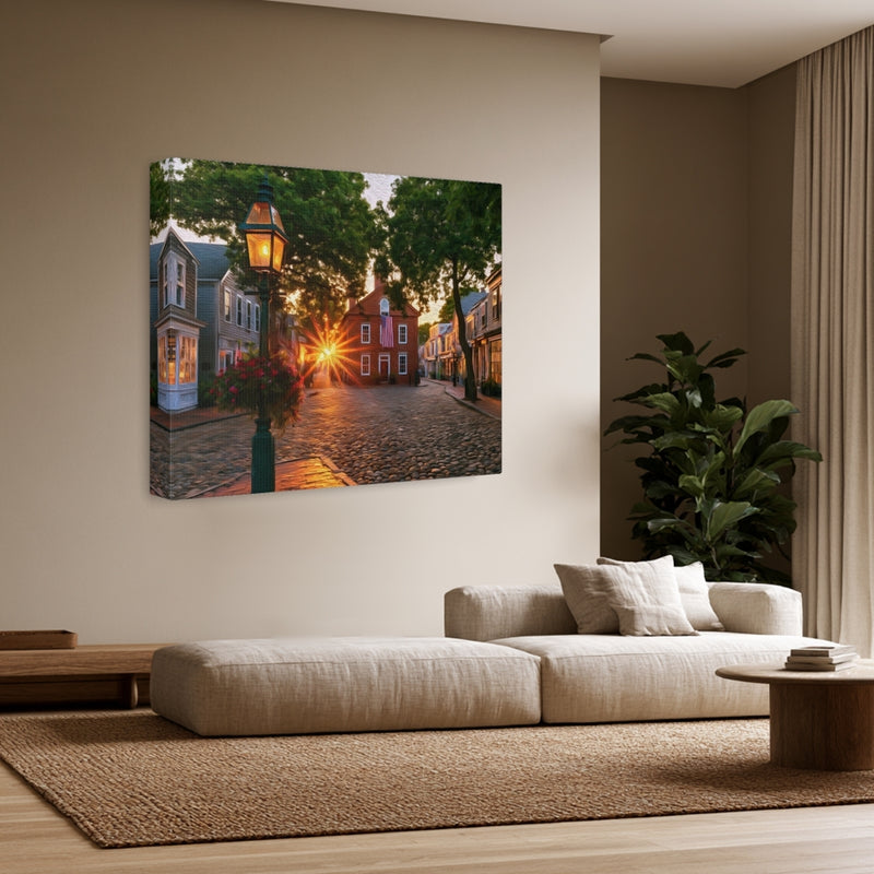 Nantucket Main Street Cobblestones — Nantucket, Massachusetts, view 3