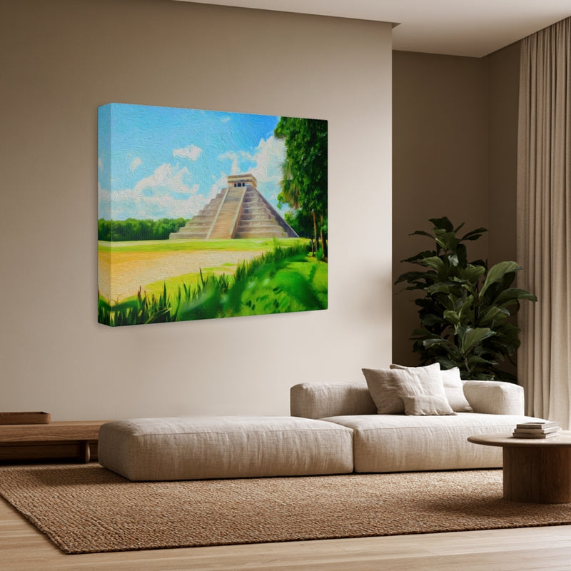 El Castillo Temple of Kukulcán — Chichen Itza, Mexico, view 3