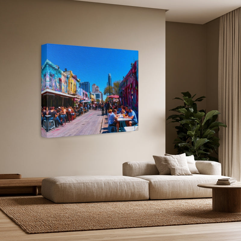 Colorful 6th Street District — Austin, Texas, view 3