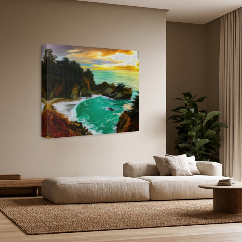 McWay Falls Coastal Cove — Big Sur, California, view 3
