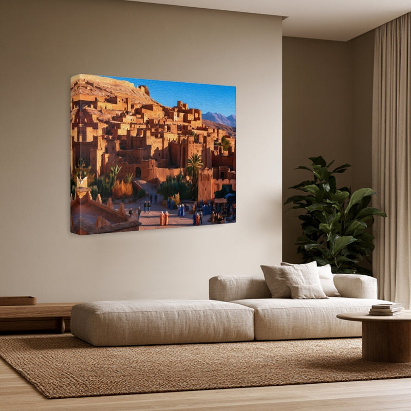 Ancient Kasbah Desert Village — Aït Benhaddou Village, Morocco, view 3