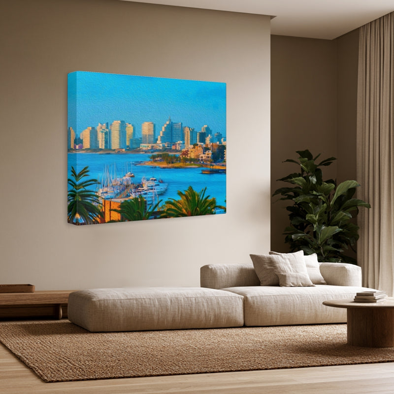 Marina and City Skyline — Punta del Este, Uruguay, view 3