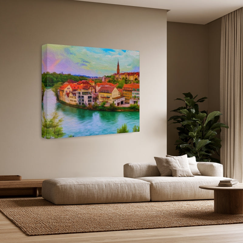 Aare River Old Town — Bern, Switzerland, view 3